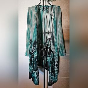 Maggie Barnes for Catherines Open Front Kimono Topper